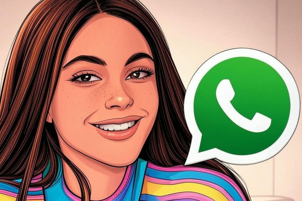 Así se vería el "modo Tini" en WhatsApp