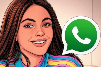 Así se vería el "modo Tini" en WhatsApp