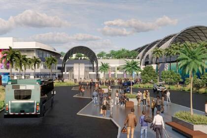 Así se vería en render la construcción del nuevo distrito y estación