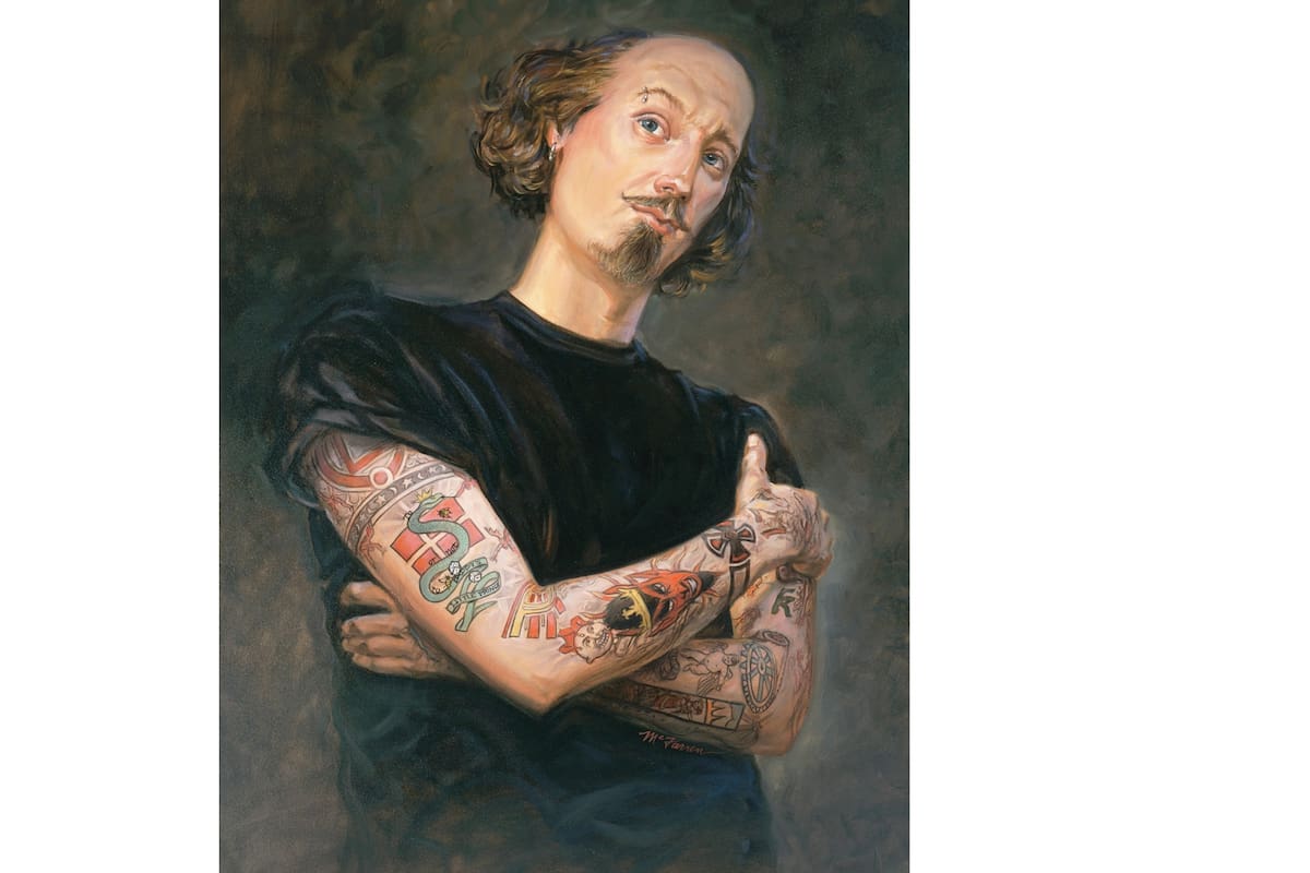 ¿Así se vería hoy? Shakespeare, según el artista estadounidense Mathew McFarrel