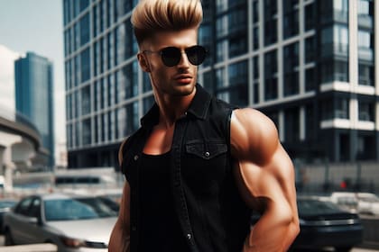 Así se vería Johnny Bravo en la vida real, según Copilot
