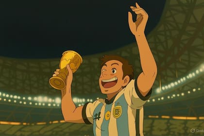 Así se vería Lionel Messi en el "modo Studio Ghibli"