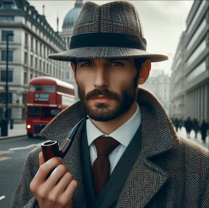 Así se vería Sherlock Holmes en la vida real, según la IA