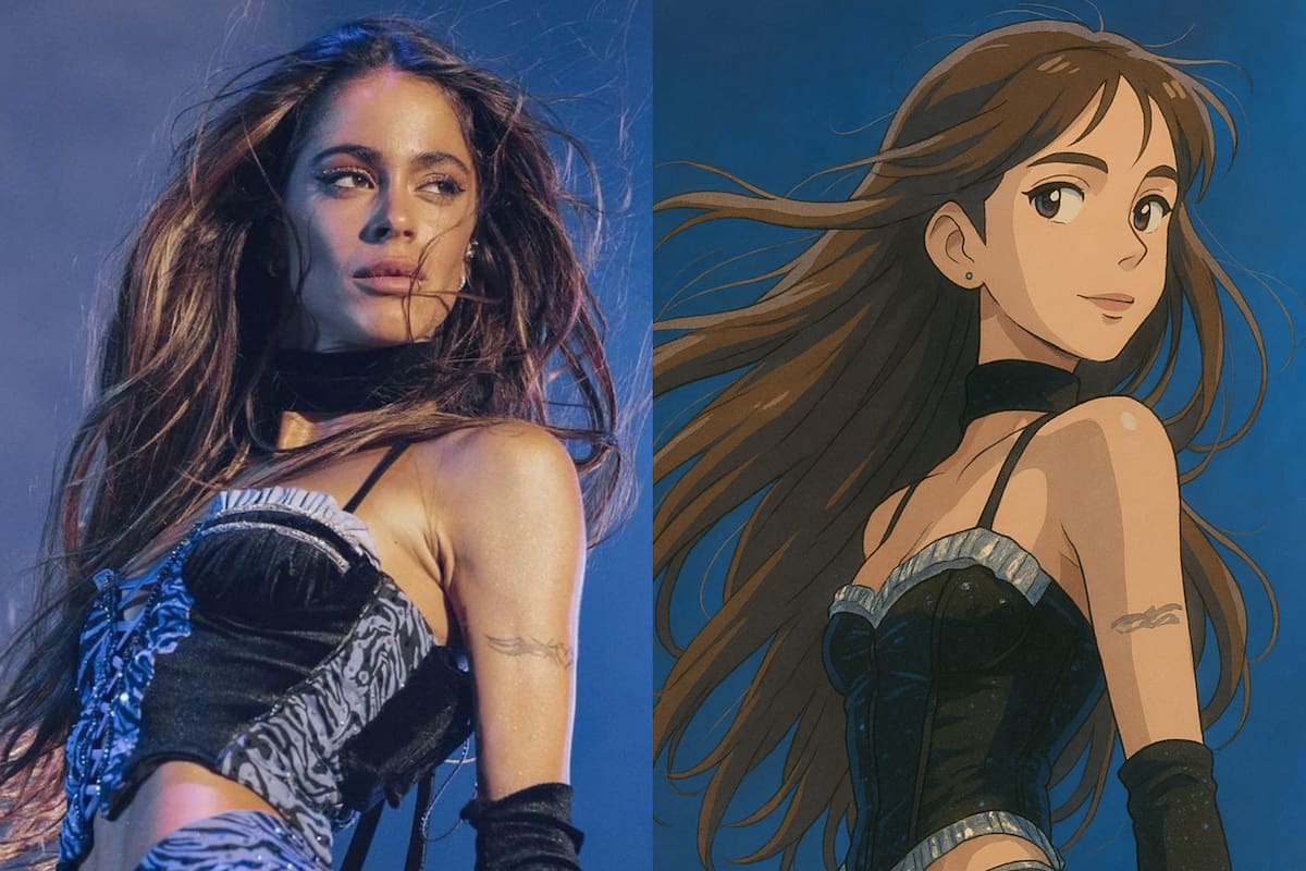 Así se vería Tini en el "modo Studio Ghibli" de ChatGPT