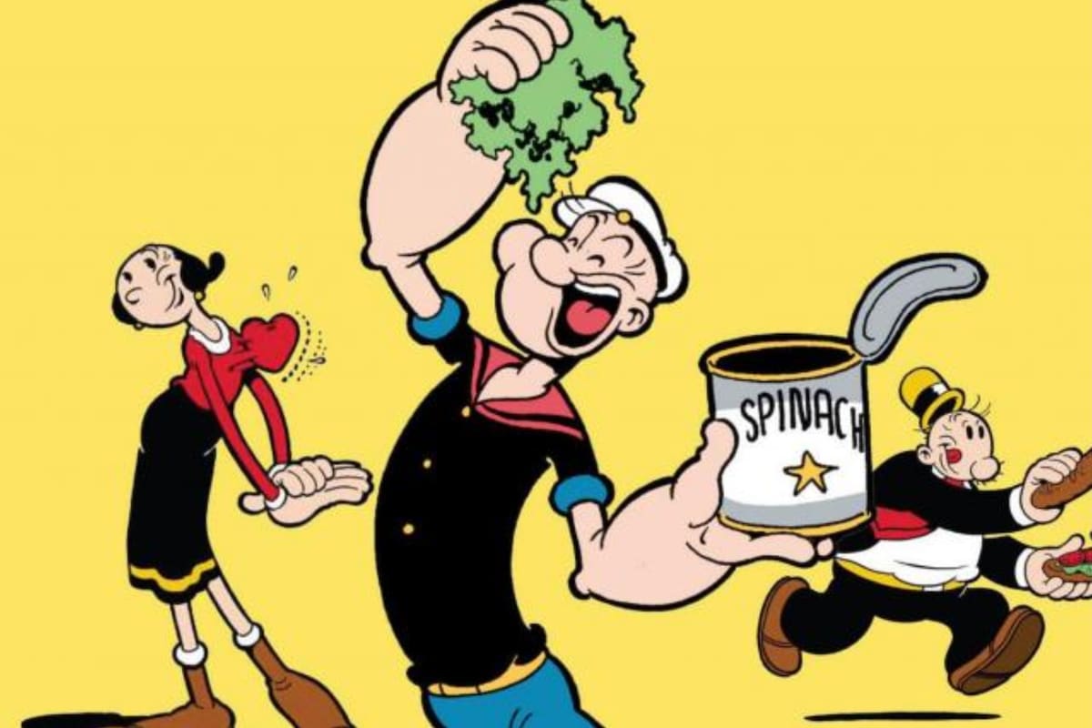 Así se verían Popeye y Olivia si fueran personas reales, según la inteligencia artificial