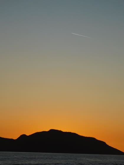 Así se vio desde Mazatlán