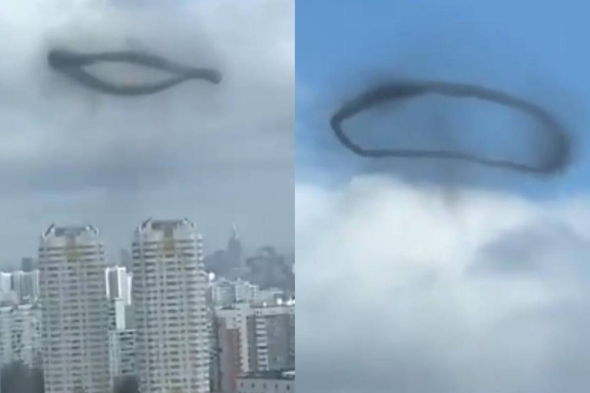 Así se vio el anillo negro flotante sobre Moscú (Foto Twitter: @monicaconyemen)