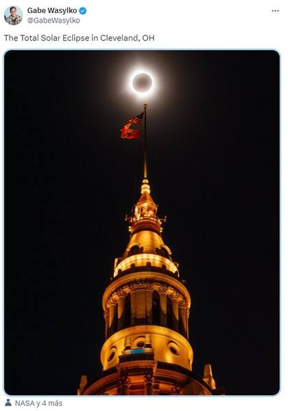 Así se vio el eclipse solar