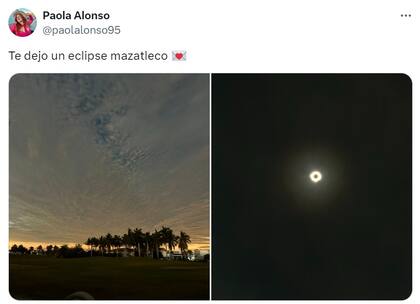 Así se vio el eclipse solar