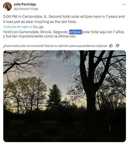 Así se vio el eclipse solar