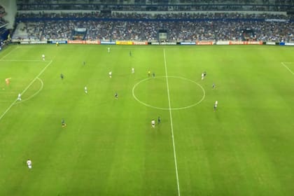 Así se vio el partido de River desde la parte más alta del estadio Capwell, en Guayaquil