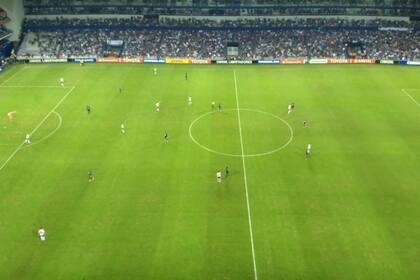 Así se vio el partido de River desde la parte más alta del estadio Capwell, en Guayaquil