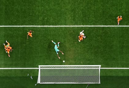 Así sellaba Haaland el pase a octavos de final (Photo by Lars Baron / GETTY IMAGES NORTH AMERICA / Getty Images via AFP)