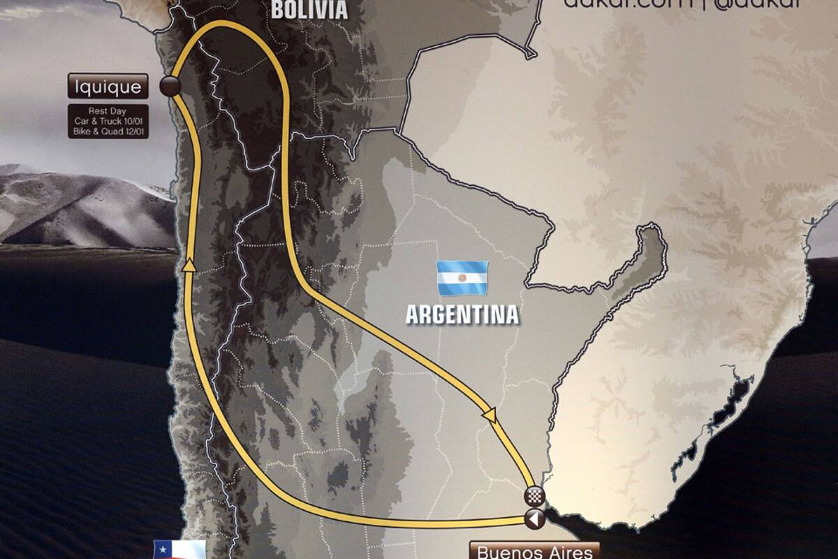 Así será el recorrido 2015 del Dakar