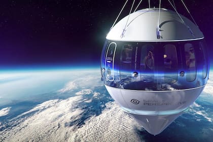 Así será la cápsula presurizada en donde se montará el restaurante espacial