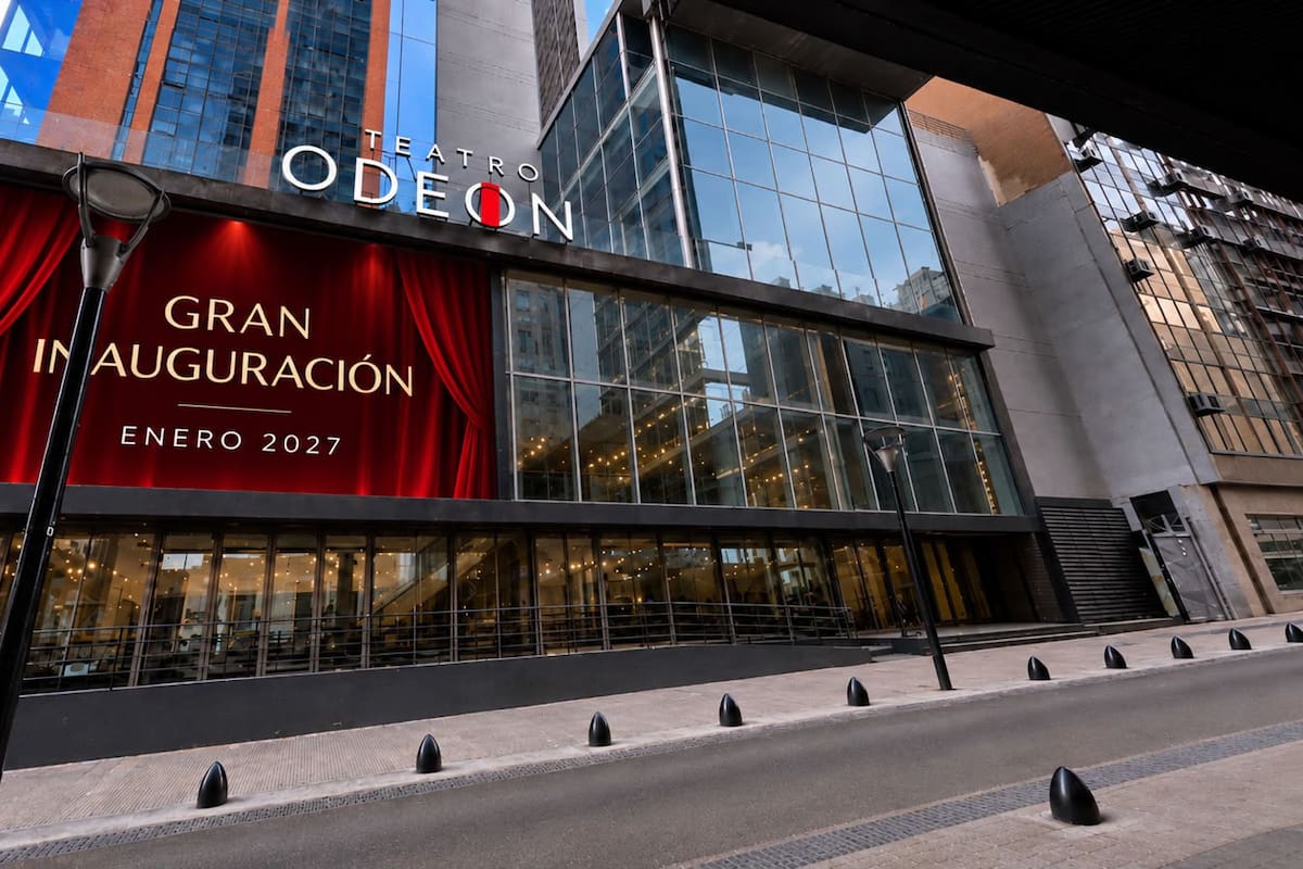 Así será la fachada del nuevo Teatro Odeón que se inaugurará en enero de 2027