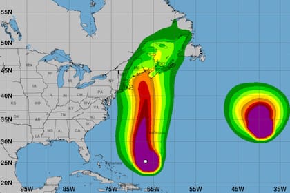 Así será la trayectoria del huracán Lee una vez que dé un giro hacia el norte