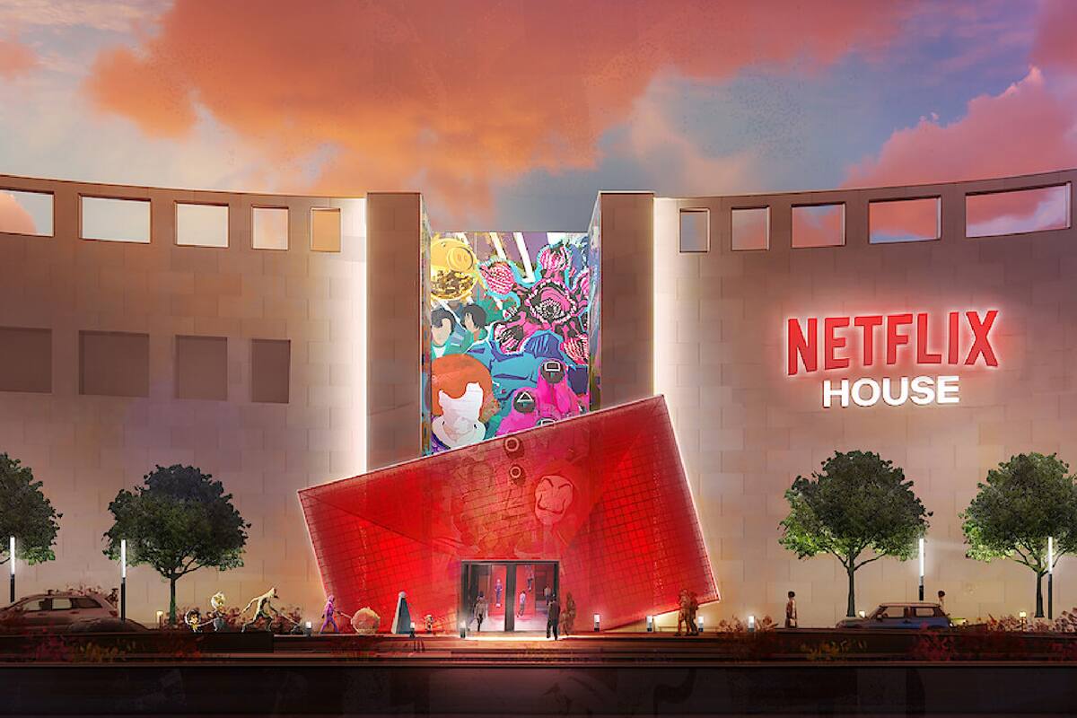 Así serán cada Netflix House que abrirá en Estados Unidos la plataforma de streaming