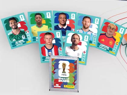 Así serán las figuritas del álbum de la Copa del Mundo 2026, que se celebrará en Estados Unidos, México y Canadá