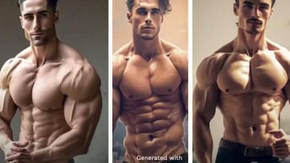 Así sería el cuerpo perfecto del hombre, según la IA Midjourney
Foto: IA: Midjourney