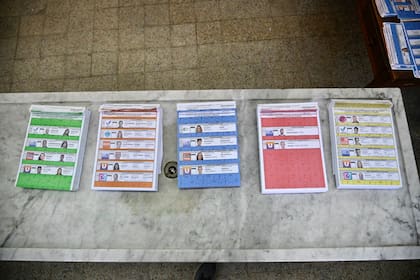 Así son las Boletas únicas de Papel que se usan en las elecciones de Santa Fe en los últimos años