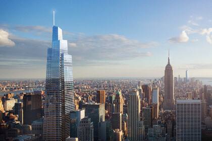 Así son las vistas de un obrero de la construcción en un rascacielos de la ciudad de Nueva York