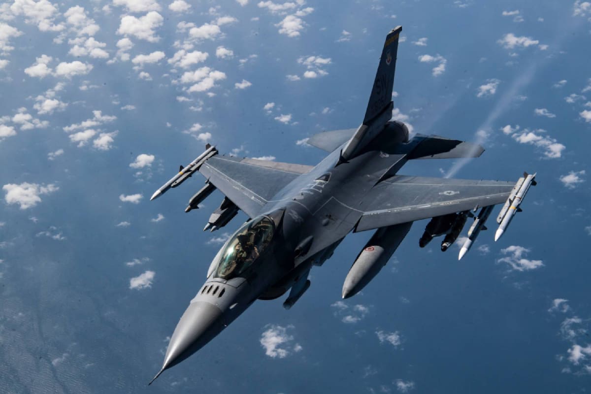 Así son los aviones de combate F-16