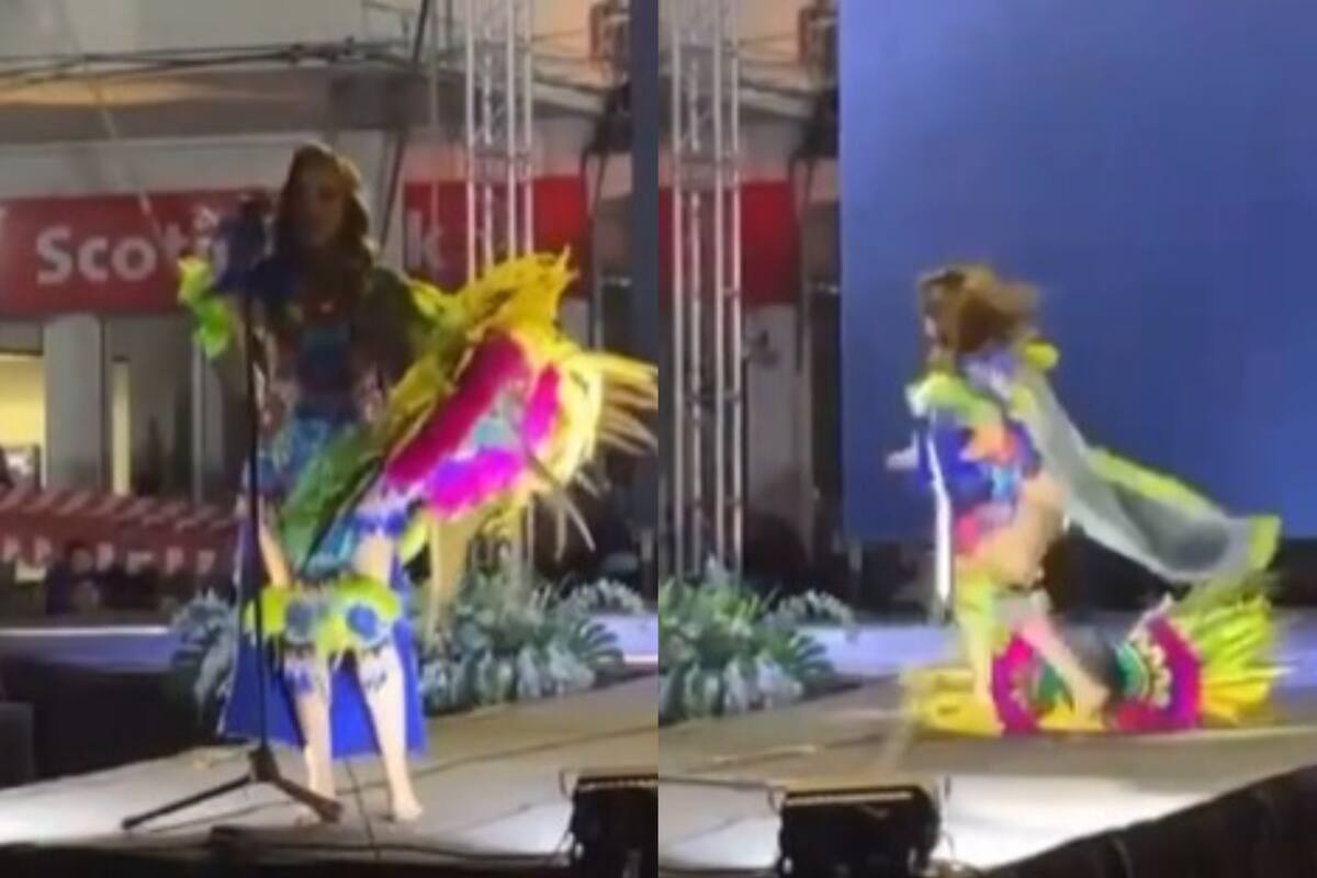 Así vivió su pasarela esta modelo mexicana (Foto:Facebook de Andrea Víctor)