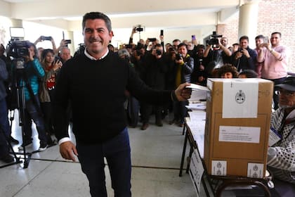 Así votó Marcelo Orrego en las elecciones en San Juan
