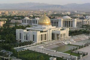 Asjabad, la capital de Turkmenistán