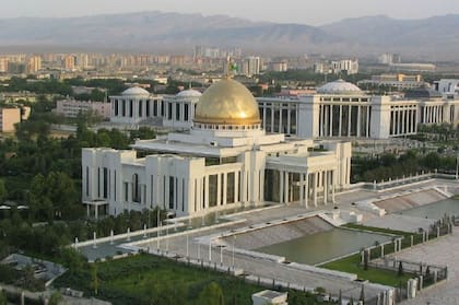 Asjabad, la capital de Turkmenistán