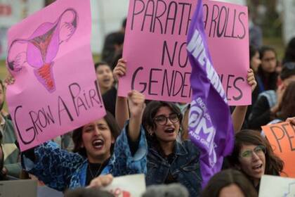 En Islamabad, las mujeres salieron en contra de la violencia en el Día Internacional de la Mujer