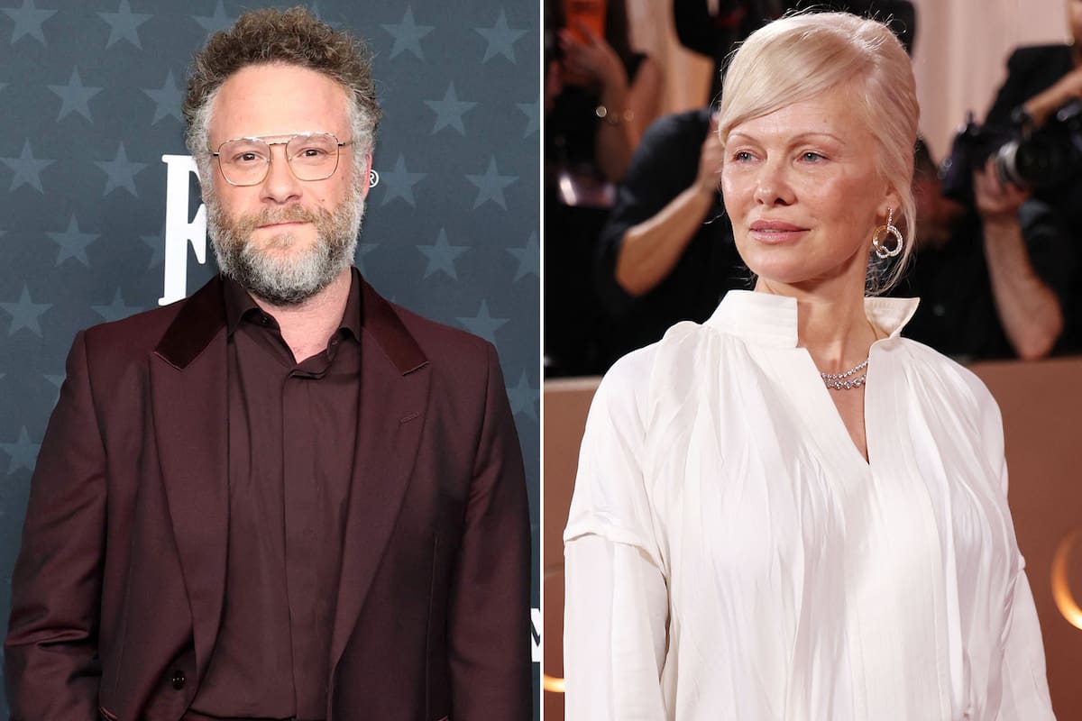 “Asqueada”: Pamela Anderson reveló cómo se sintió al coincidir con Seth Rogen en los Globo de Oro