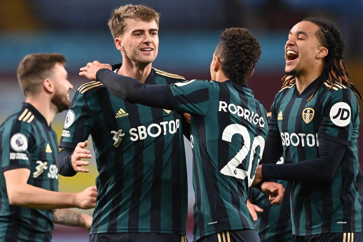 Aston Villa-Leeds, por la Premier League de Inglaterra: un show de Patrick Bamford en la goleada del equipo de Marcelo Bielsa.