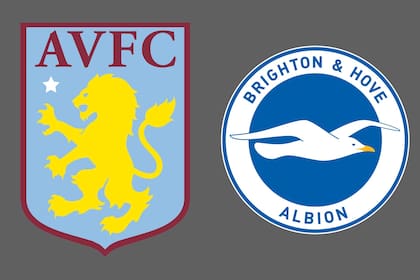 Aston Villa y Brighton and Hove Albion disputaron uno de los encuentros de la jornada del fútbol inglés