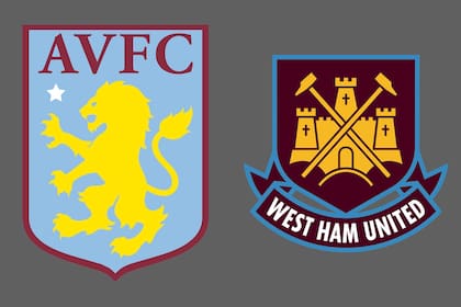 Aston Villa y West Ham United disputaron uno de los encuentros de la jornada del fútbol inglés
