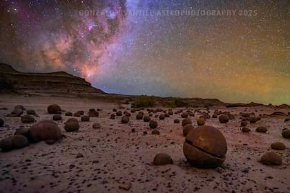 Astrofotografía de Gonzalo Santile, en el Valle de la Luna