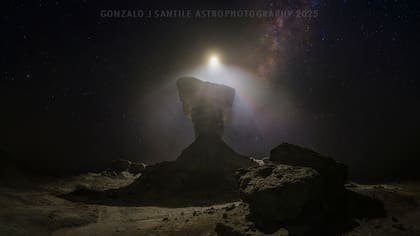 Astrofotografía de Gonzalo Santile. Valle de la Luna