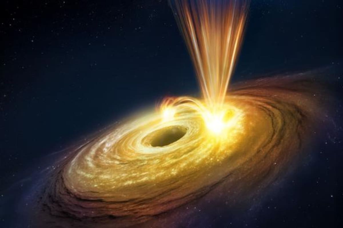 Astrónomos encontraron algo nunca antes visto en un agujero negro supermasivo