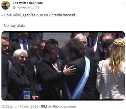 Asumió Javier Milei y las redes estallaron de memes