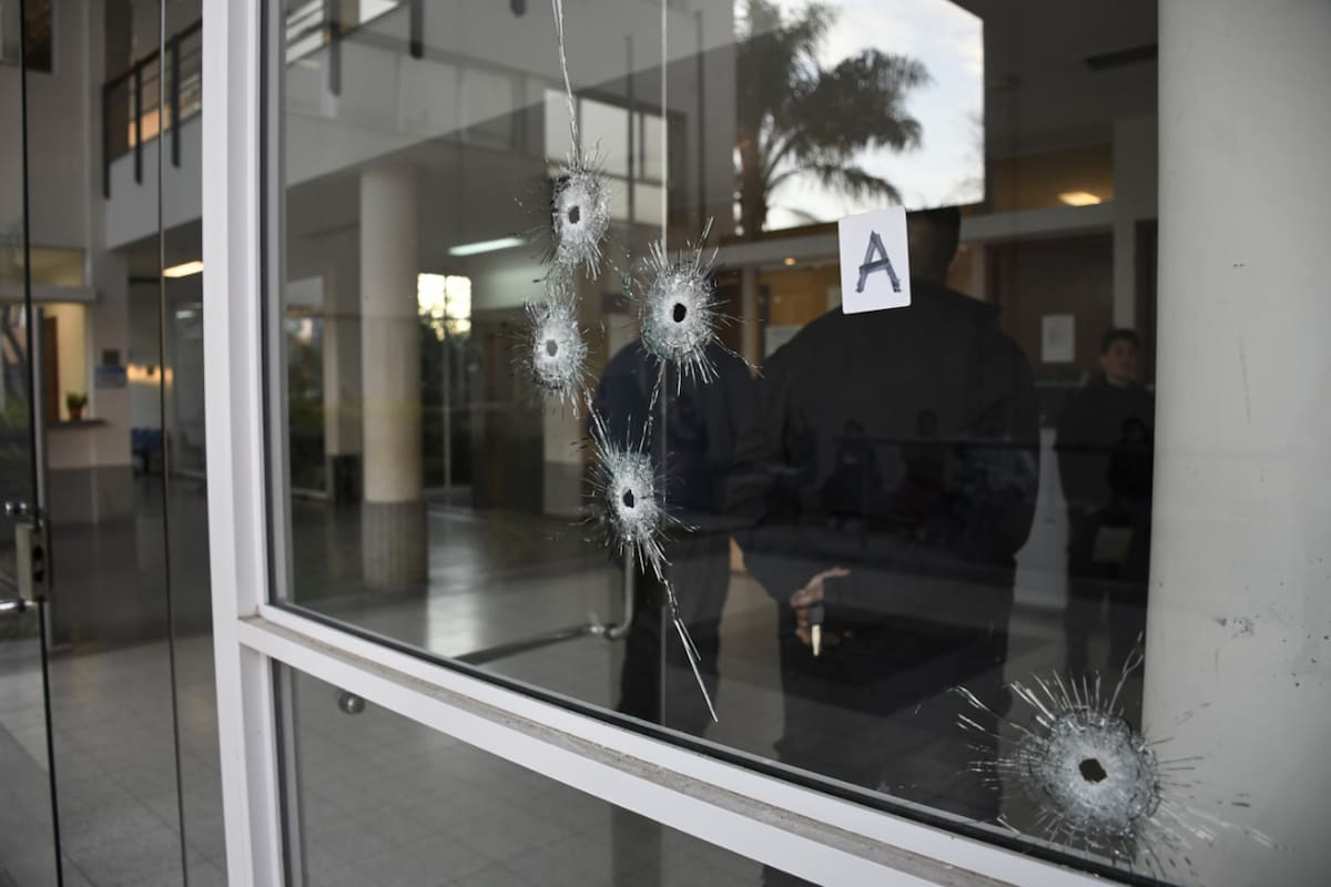 Atacan a balazos un edificio judicial cercano a Rosario