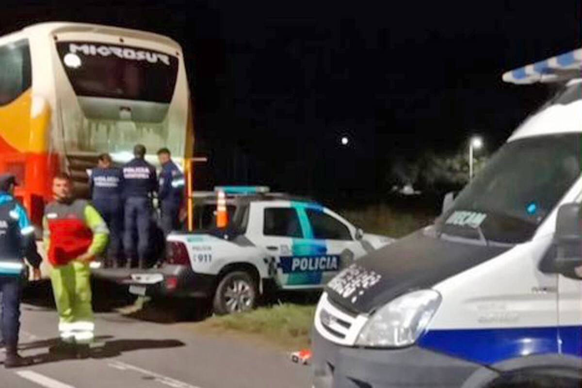 Atacaron a tiros en Castelli a dos micros que volvían de un tour de compras en Buenos Aires y se dirigían a Mar del Plata