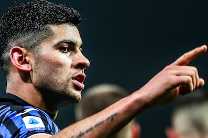 Atalanta vs Napoli. 21 de febrero de 2021. Cristian Romero