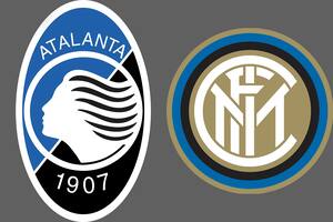 Atalanta y Internazionale disputaron uno de los encuentros de la jornada del fútbol italiano