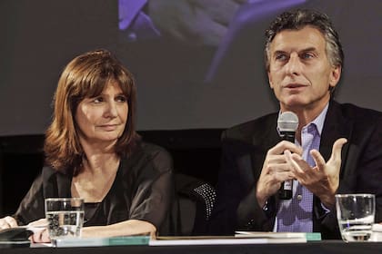 Mauricio Macri junto a Patricia Bullrich