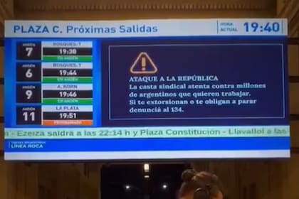"Ataque a la república". El mensaje del Gobierno contra el paro general