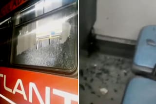 Atacaron a piedrazos a un colectivo para robarlo: "Es moneda corriente para nosotros”