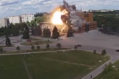 Ataque en Kharkiv