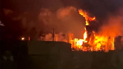 Ataque en la refinería de petróleo Afipsky en Rusia