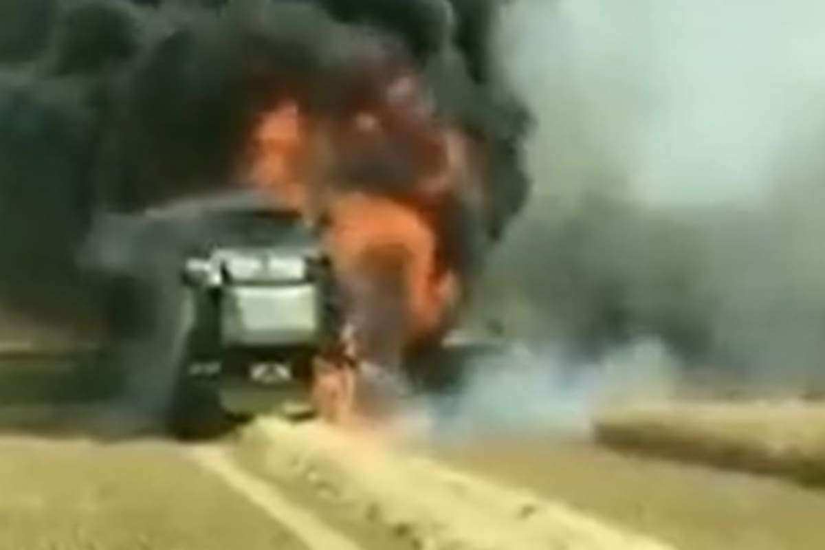 Ataque en un campo de Ucrania